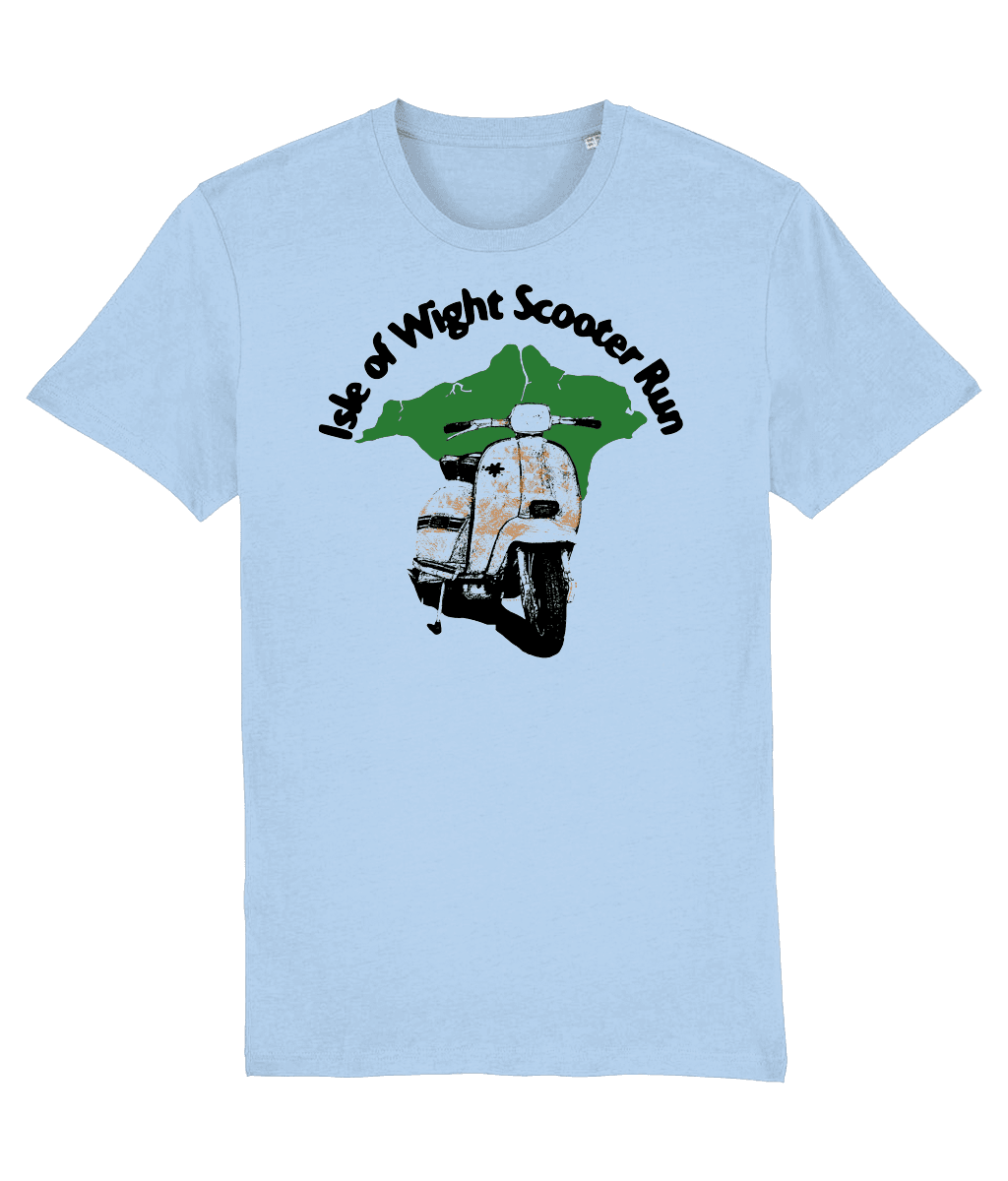 ISLE OF WIGHT GP: T-Shirt Inspired by Classic Lambretta Scooters (3Colour Options) Small to 3XL - SOUND IS COLOUR