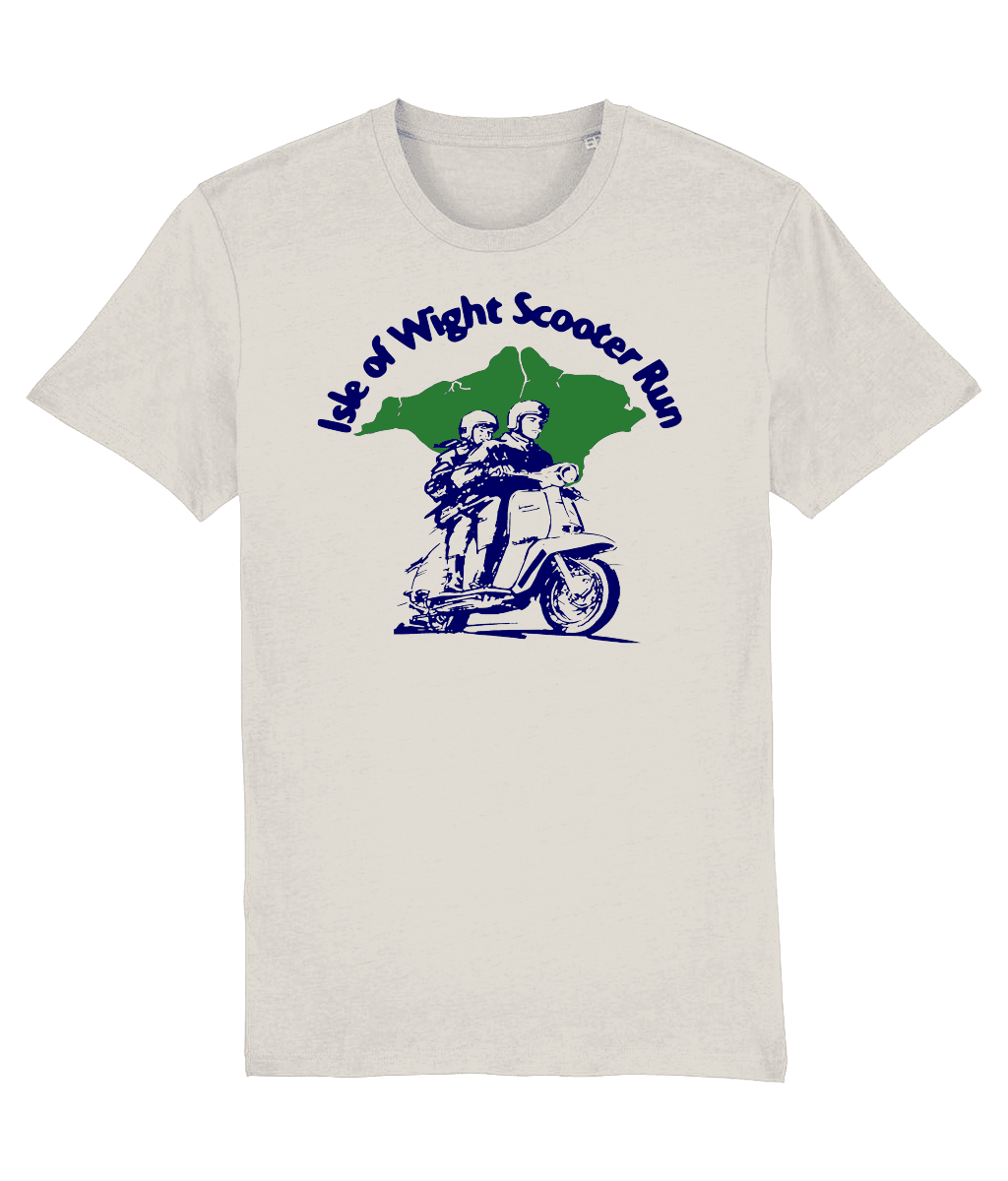 ISLE OF WIGHT SERIES 3: T-Shirt Inspired by Classic Lambretta Scooters (4 Colour Options) Small to 3XL ( - SOUND IS COLOUR