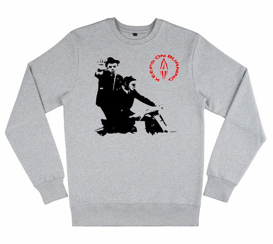 KEEPS ON BURNING: Sweatshirt Inspired by The Style Council - SOUND IS COLOUR