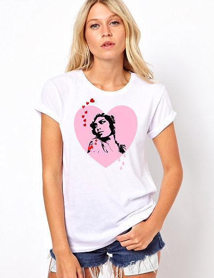 LOVE: Female Cut T-Shirt Inspired by Amy Winehouse. sound is colour