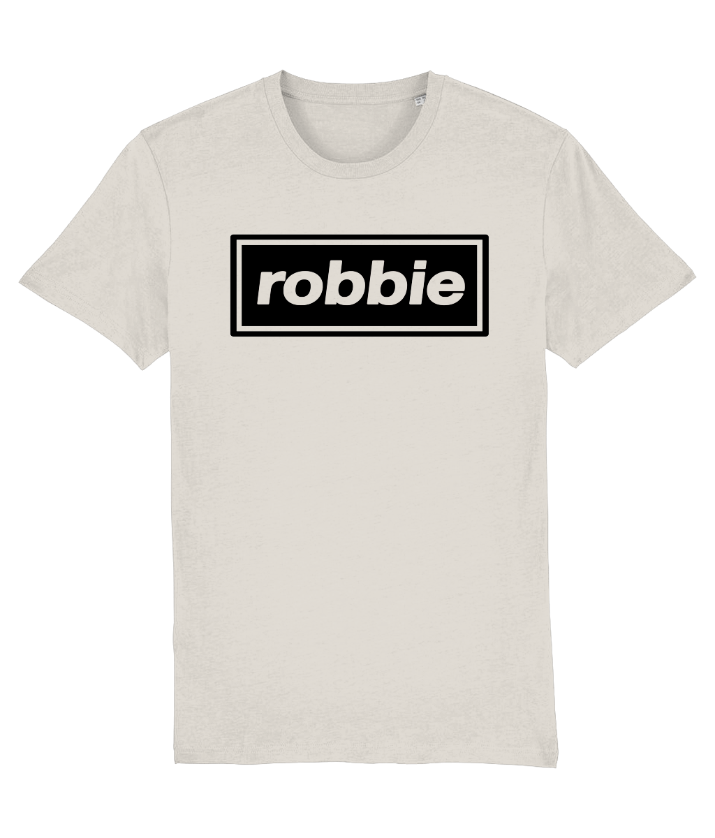 T-Shirt, As Worn By, Robbie Williams,  Robbie Williams t-shirt, take that, t-shirt, oasis, oasis logo, sound is colour, robbie oasis t-shirt