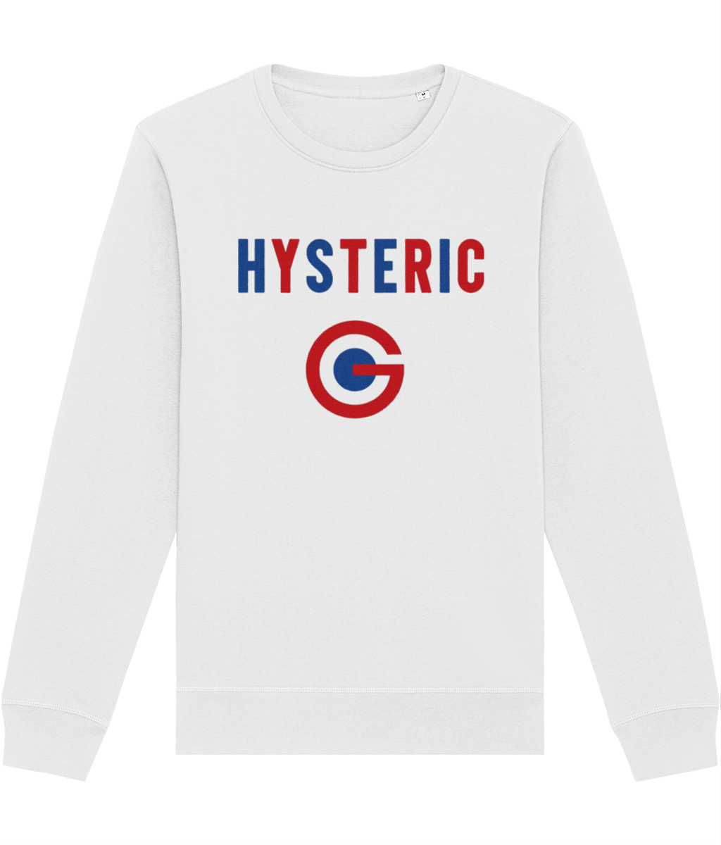 HYSTERIC 1990: Sweatshirt As Worn by Bobby Gillespie (Primal Scream). 3 Colours Small to 4XL - SOUND IS COLOUR