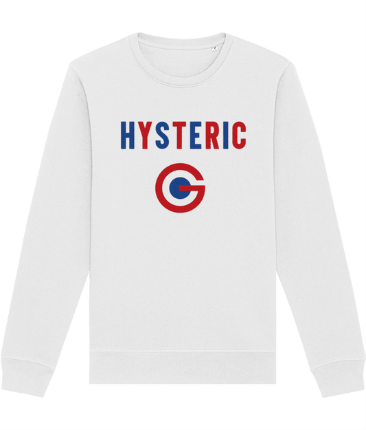 HYSTERIC 1990: Sweatshirt As Worn by Bobby Gillespie (Primal Scream). 3 Colours Small to 4XL - SOUND IS COLOUR