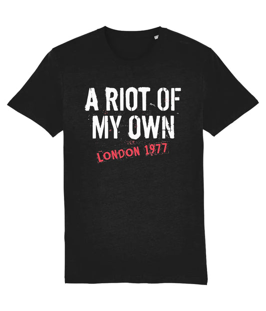 WHITE RIOT: T-Shirt Inspired by The Clash. Small to 4XL (Several Colours) - SOUND IS COLOUR
