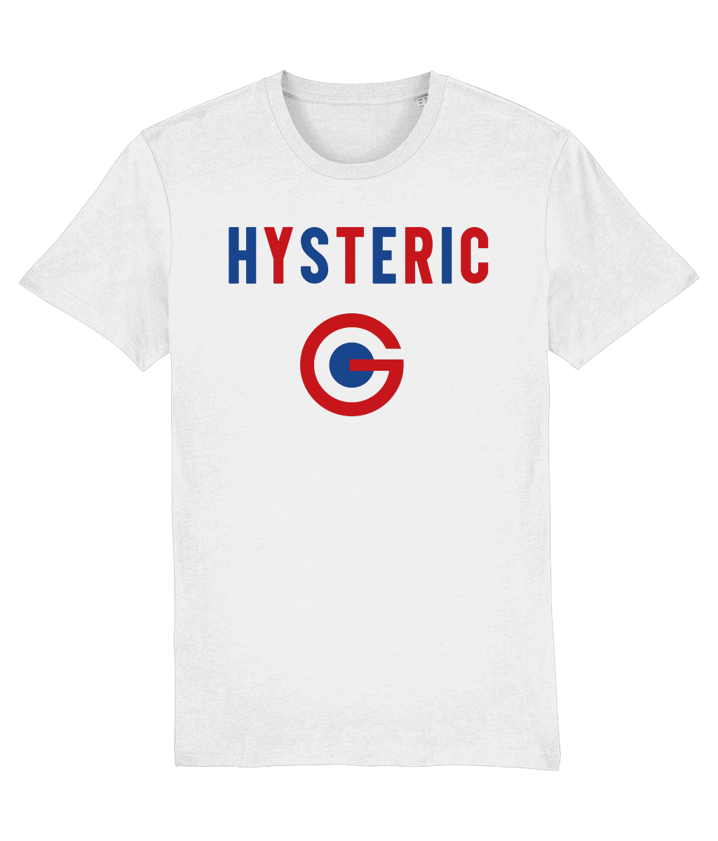 HYSTERIC 1990: T-Shirt As Worn by Bobby Gillespie (Primal Scream). 3 Colours Small to 4XL - SOUND IS COLOUR