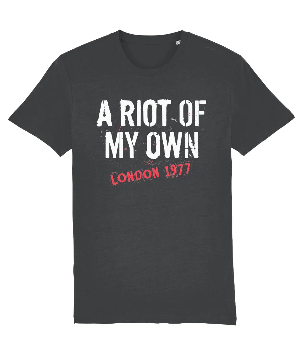 WHITE RIOT: T-Shirt Inspired by The Clash. Small to 4XL (Several Colours) - SOUND IS COLOUR