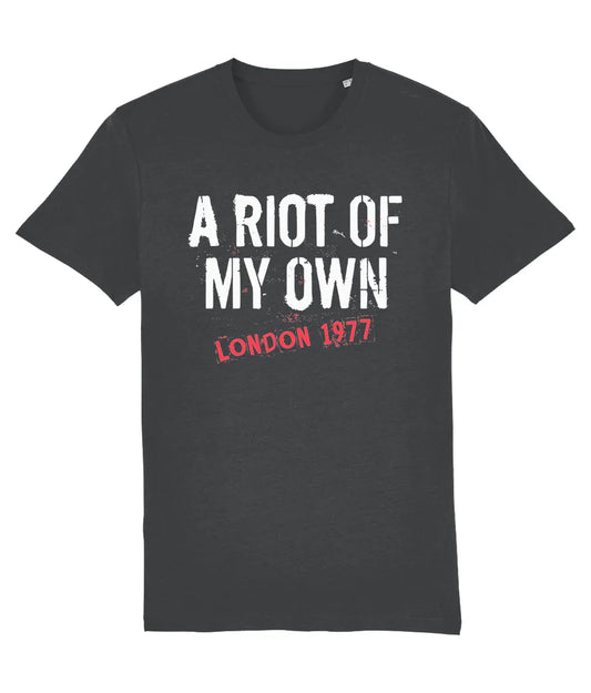 WHITE RIOT: T-Shirt Inspired by The Clash. Small to 4XL (Several Colours) - SOUND IS COLOUR