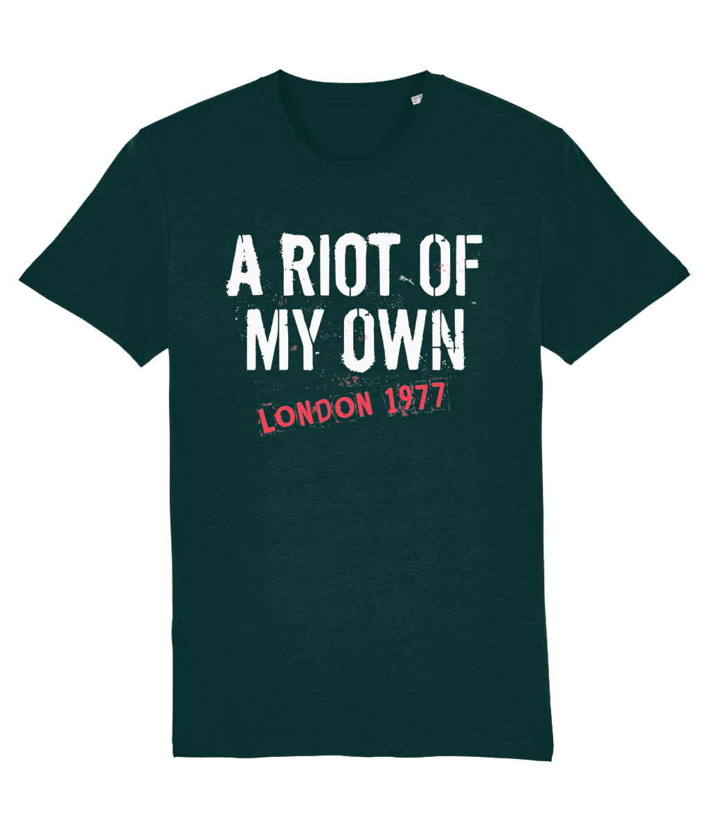 WHITE RIOT: T-Shirt Inspired by The Clash. Small to 4XL (Several Colours) - SOUND IS COLOUR