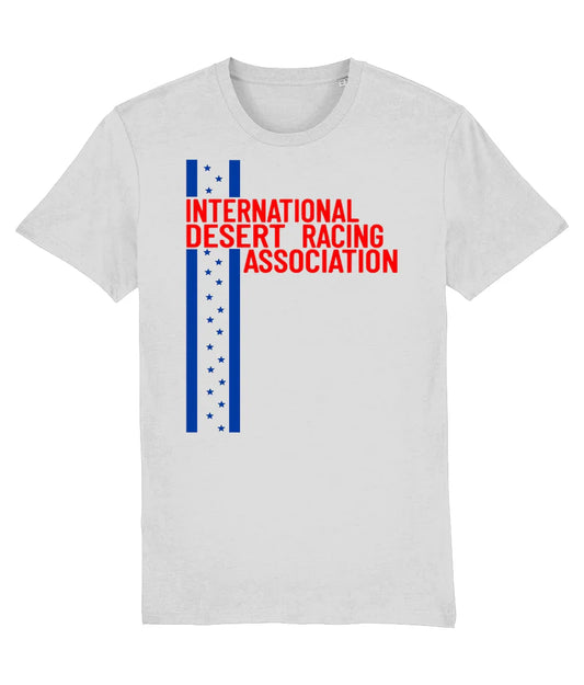 DESERT RACER T-Shirt As Worn by Steve McQueen. Small to 4XL(White & Off White) - SOUND IS COLOUR