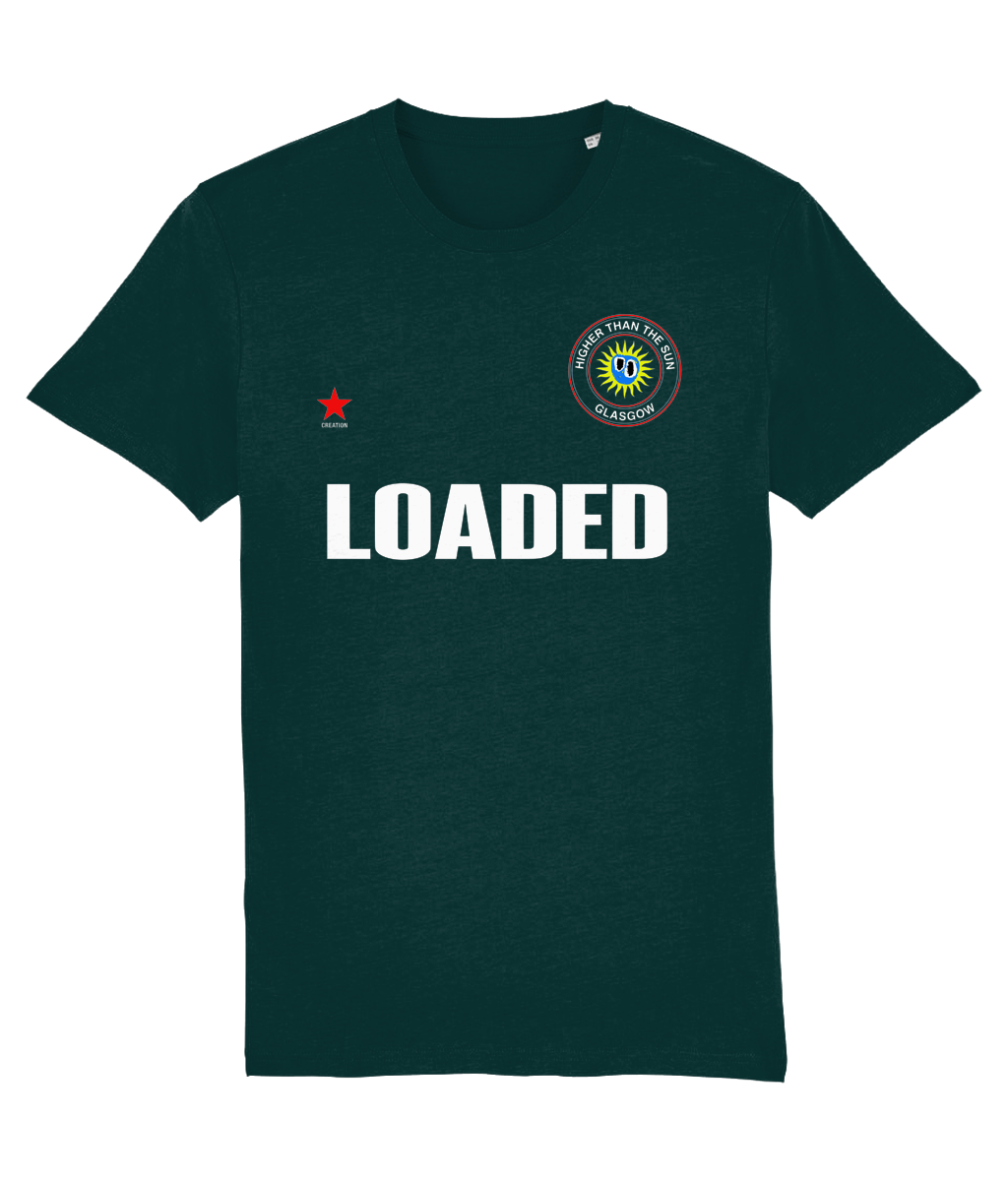 LOADED: T-Shirt Inspired by Primal Scream & Football. 3 Colours Small to 4XL