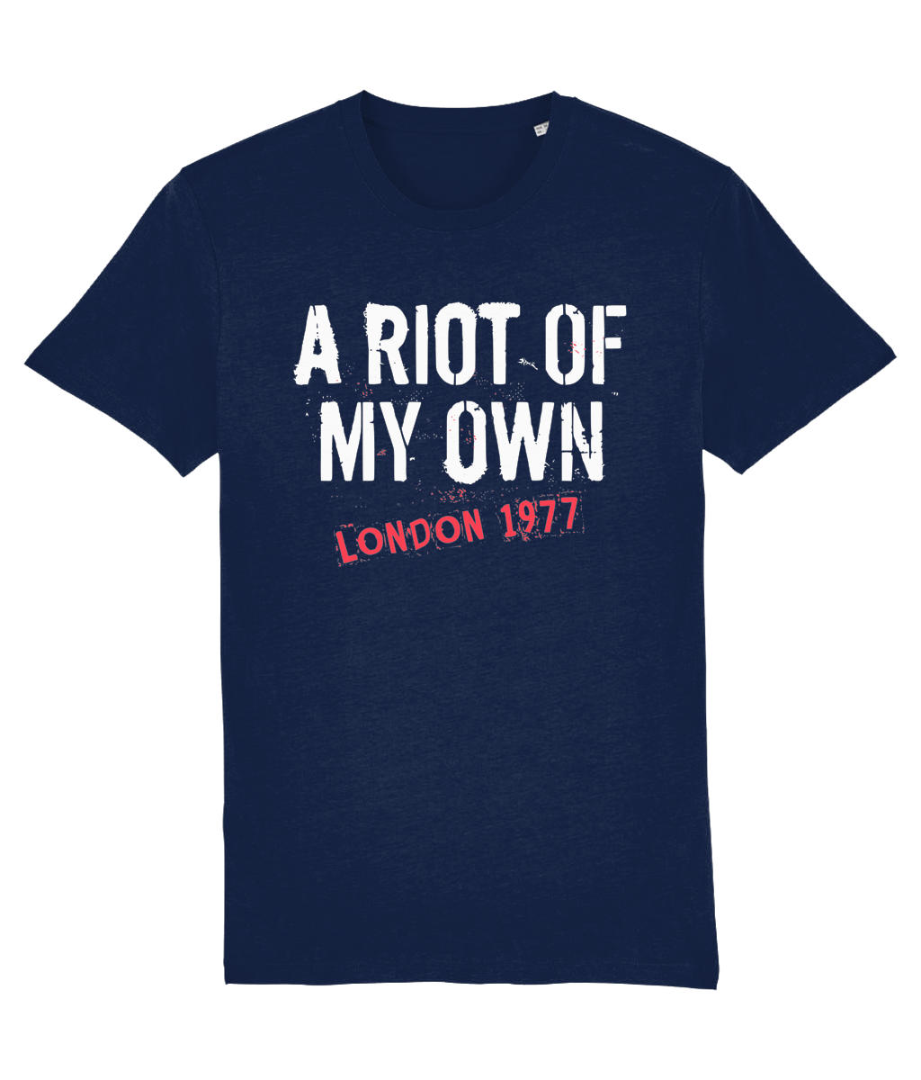 WHITE RIOT: T-Shirt Inspired by The Clash. Small to 4XL (Several Colours) - SOUND IS COLOUR