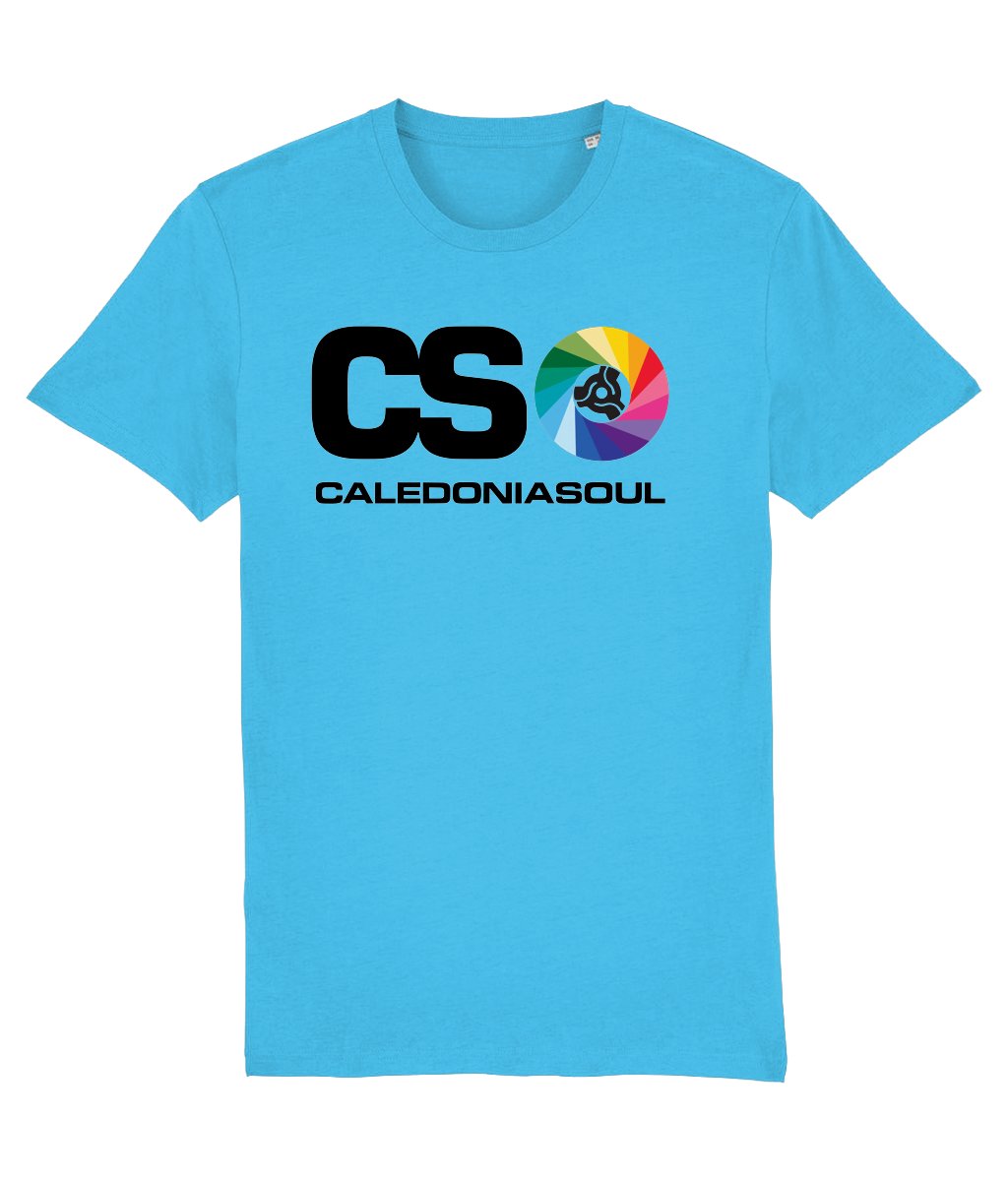 CALEDONIA SOUL: CLUB Logo: Premium Organic T-Shirt. Small to 4XL (3 COLOURS) Official Merchandise by Sound is Colour. - SOUND IS COLOUR