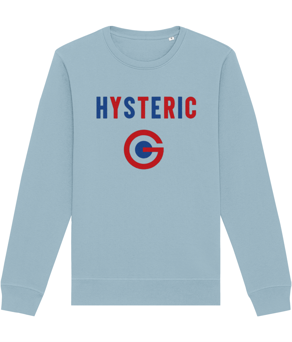 HYSTERIC 1990: Sweatshirt As Worn by Bobby Gillespie (Primal Scream). 3 Colours Small to 4XL - SOUND IS COLOUR