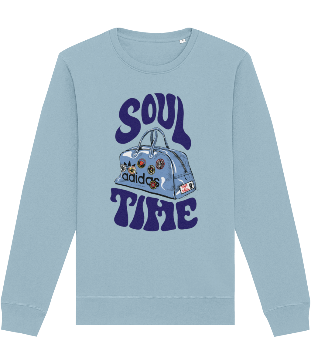 SOUL TIME: Sweatshirt Inspired by Northern Soul Allnighters. Small to 3XL - SOUND IS COLOUR