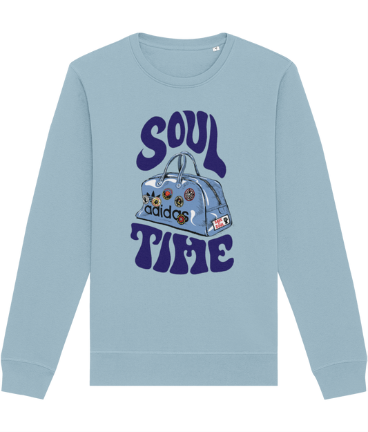 SOUL TIME: Sweatshirt Inspired by Northern Soul Allnighters. Small to 3XL