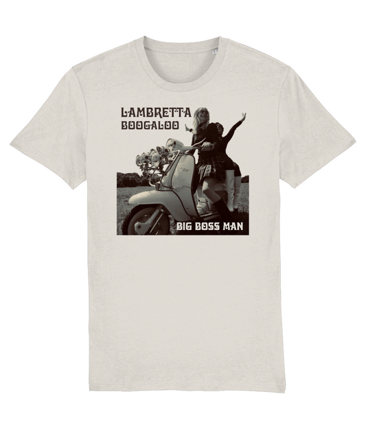 LAMBRETTA BOOGALOO: T-Shirt Official Merchandise of Big Boss Man.3 Colours Small to 4XL - SOUND IS COLOUR