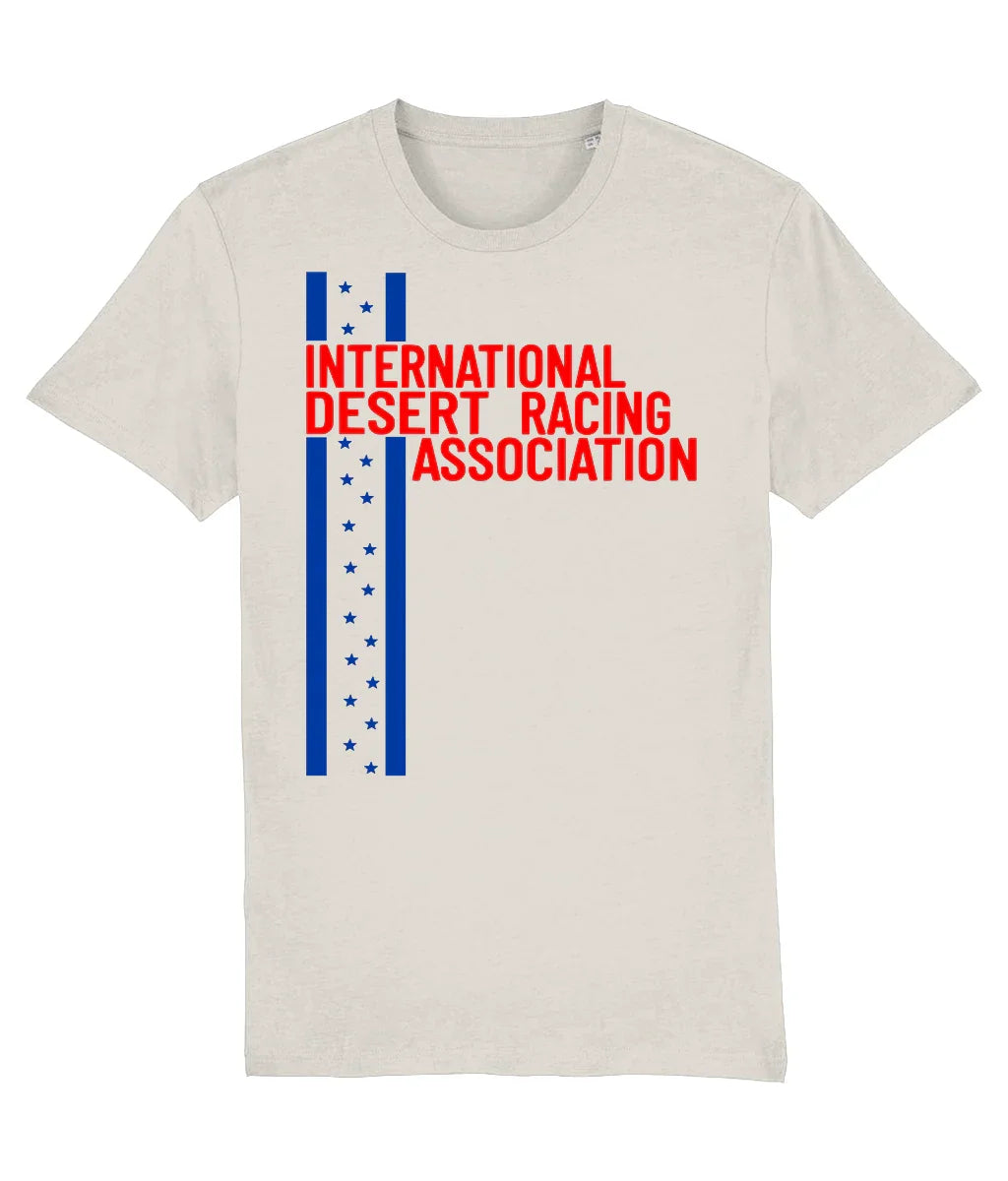 DESERT RACER T-Shirt As Worn by Steve McQueen. Small to 4XL(White & Off White) - SOUND IS COLOUR