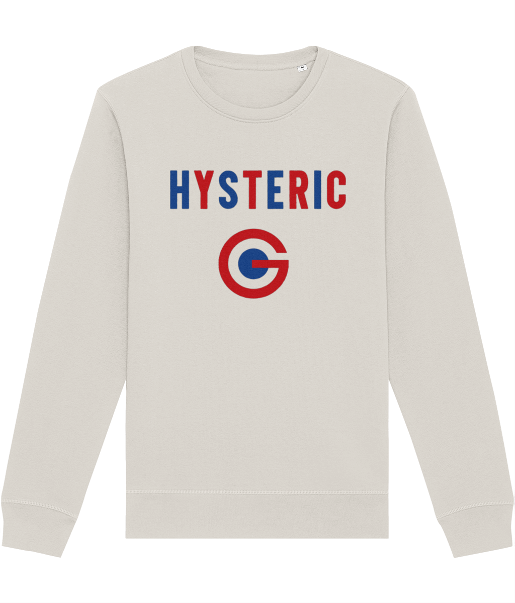 HYSTERIC 1990: Sweatshirt As Worn by Bobby Gillespie (Primal Scream). 3 Colours Small to 4XL - SOUND IS COLOUR