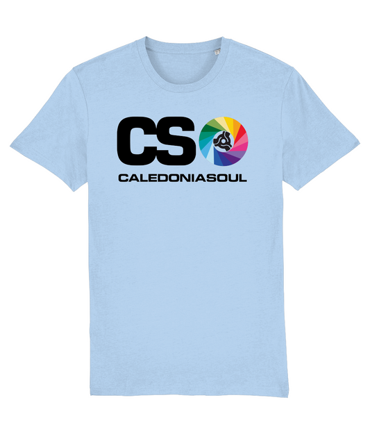 CALEDONIA SOUL: CLUB Logo: Premium Organic T-Shirt. Small to 4XL (3 COLOURS) Official Merchandise by Sound is Colour. - SOUND IS COLOUR