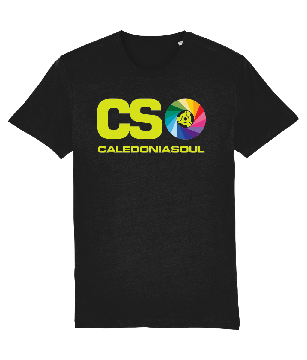 CALEDONIA SOUL: CLUB Logo: Premium Organic T-Shirt. Small to 4XL (3 COLOURS) Official Merchandise by Sound is Colour. - SOUND IS COLOUR