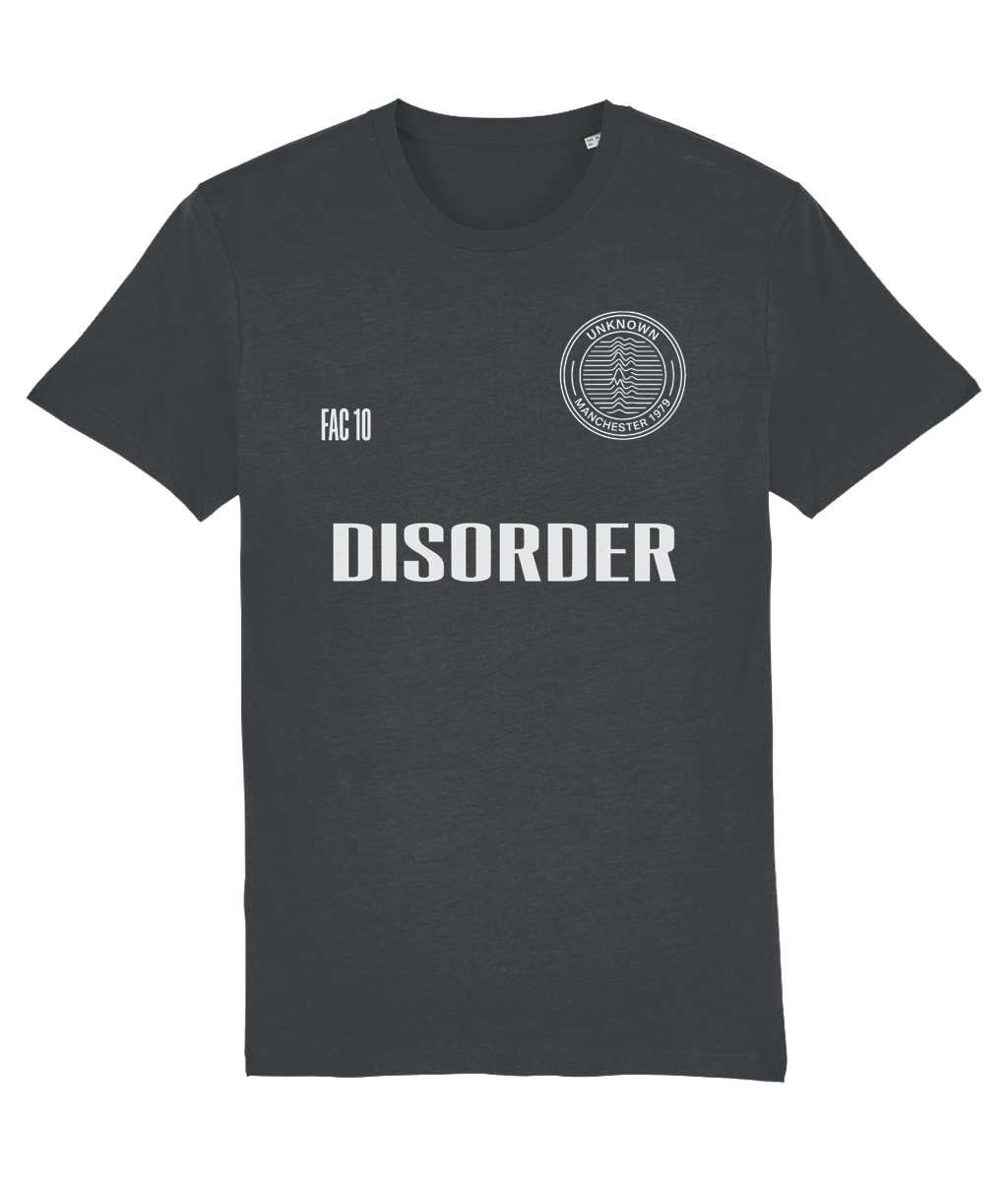 UNKNOWN DISORDER: T-Shirt Inspired by Joy Division & Football. 3 Colours Small to 4XL