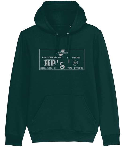 PETROL CAP: Hoodie Inspired by Classic Lambretta Scooters Small to 3XL - SOUND IS COLOUR