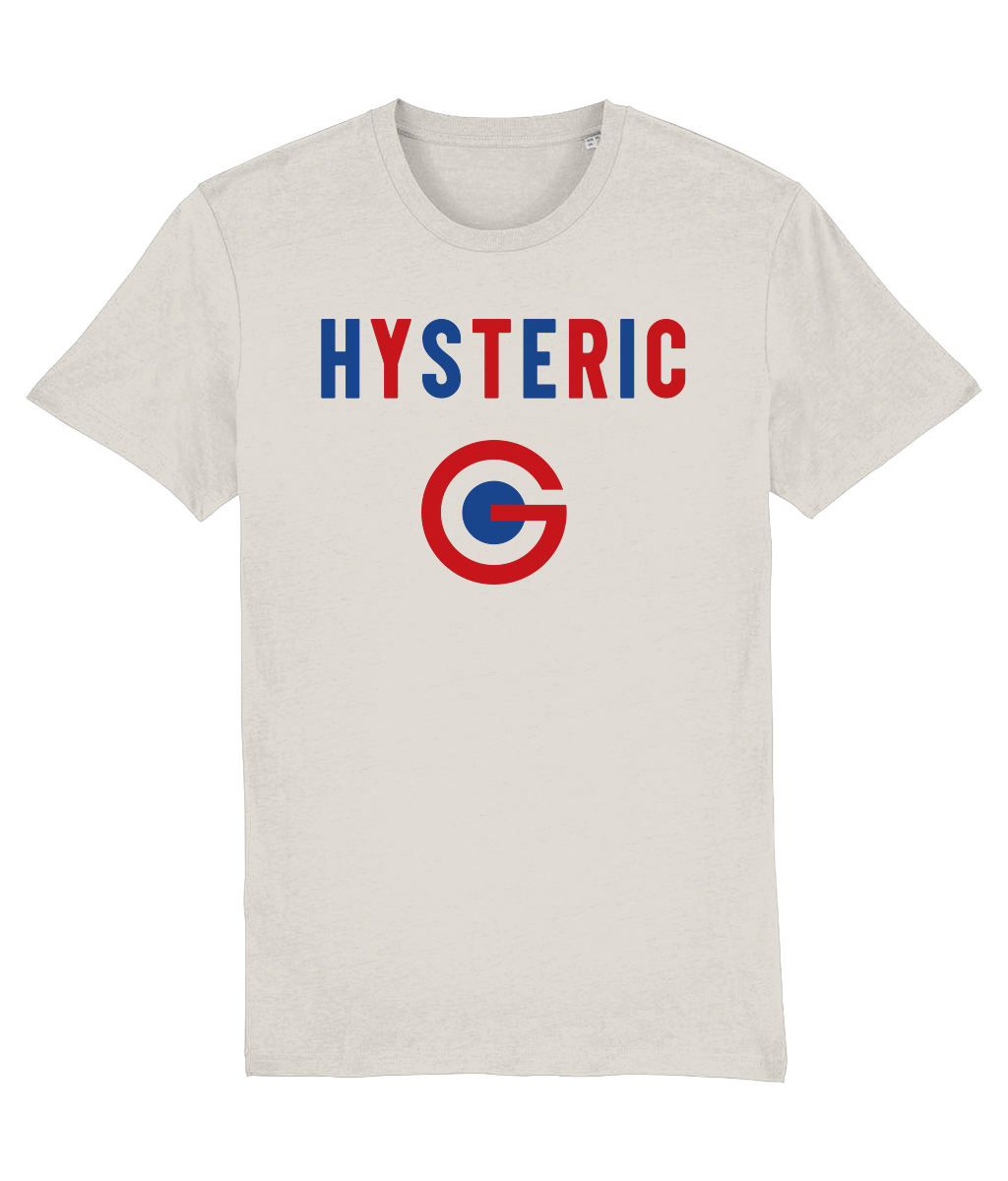 HYSTERIC 1990: T-Shirt As Worn by Bobby Gillespie (Primal Scream). 3 Colours Small to 4XL - SOUND IS COLOUR