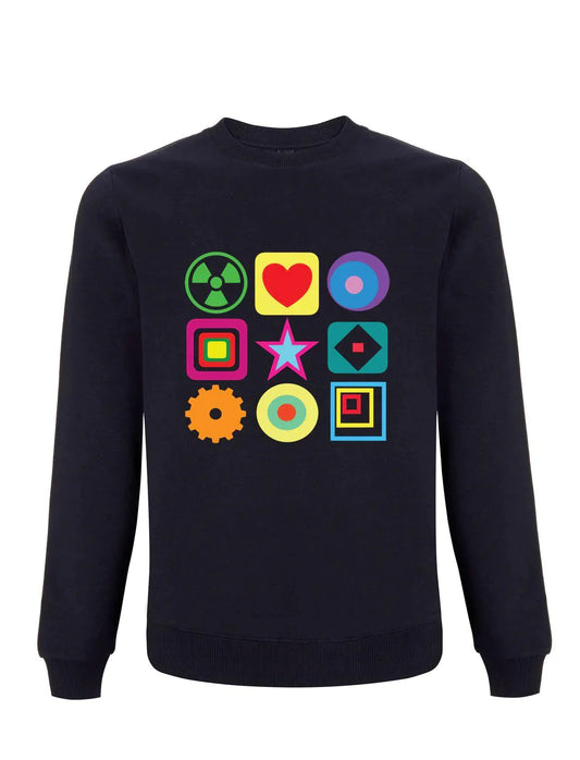 MODIFICATIONS: Sweatshirt Inspired by Pop-Art and Peter Blake - SOUND IS COLOUR