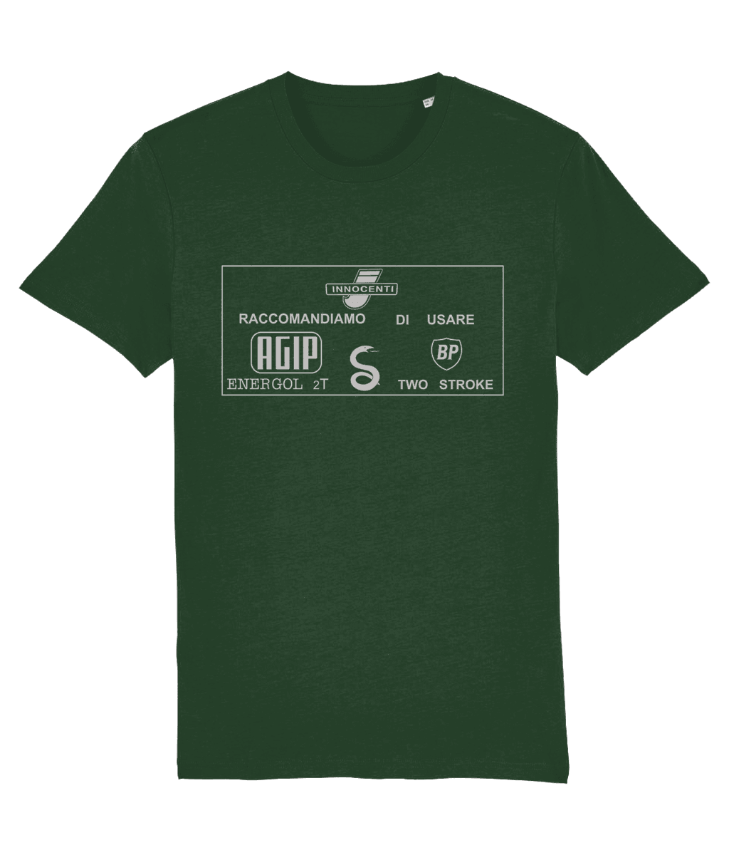 PETROL CAP: T-Shirt Inspired by Classic Lambretta Scooters (3 Colour Options) Small to 4XL - SOUND IS COLOUR