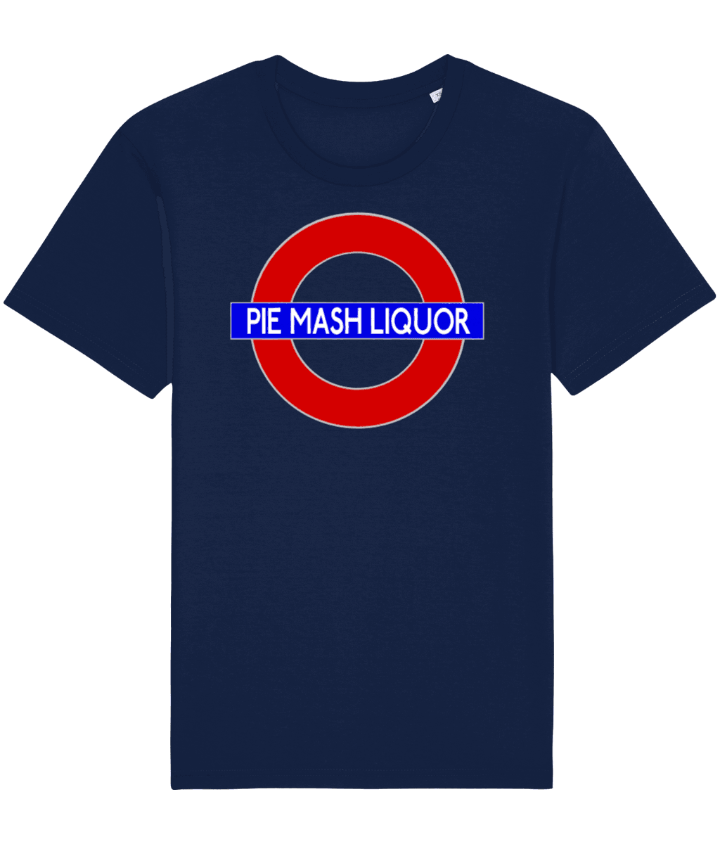 PIE MASH LIQUOR: T-Shirt Inspired by Cockney Culture (3 Colours) Small to 4XL - SOUND IS COLOUR