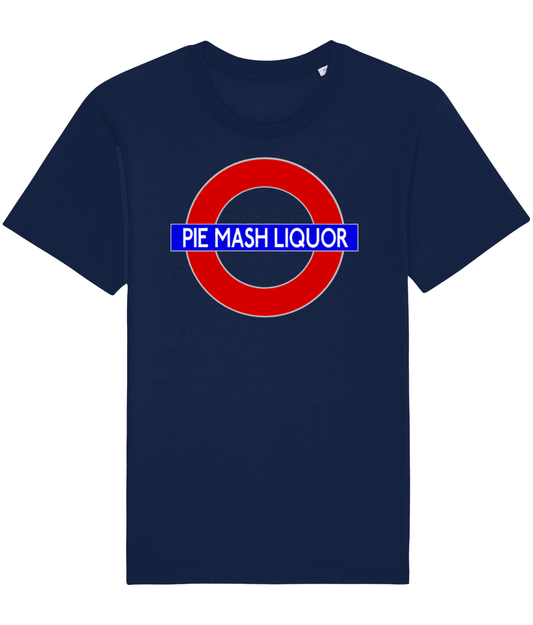 PIE MASH LIQUOR: T-Shirt Inspired by Cockney Culture (3 Colours) Small to 4XL - SOUND IS COLOUR