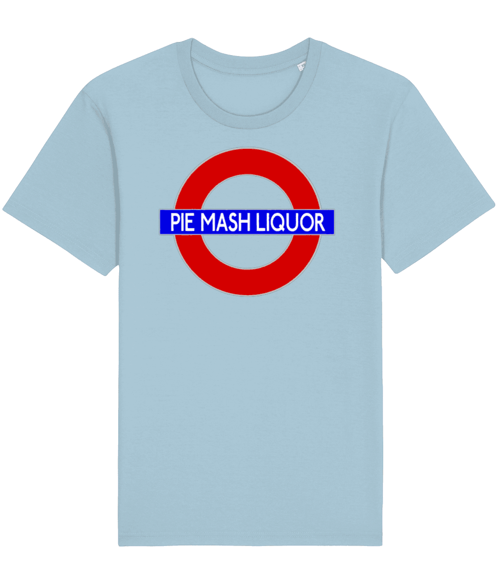 PIE MASH LIQUOR: T-Shirt Inspired by Cockney Culture (3 Colours) Small to 4XL - SOUND IS COLOUR