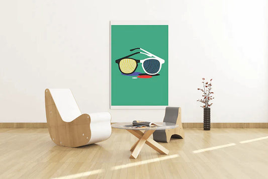 POP ART: Fine Wall Art Print Inspired by Andy Warhol - SOUND IS COLOUR