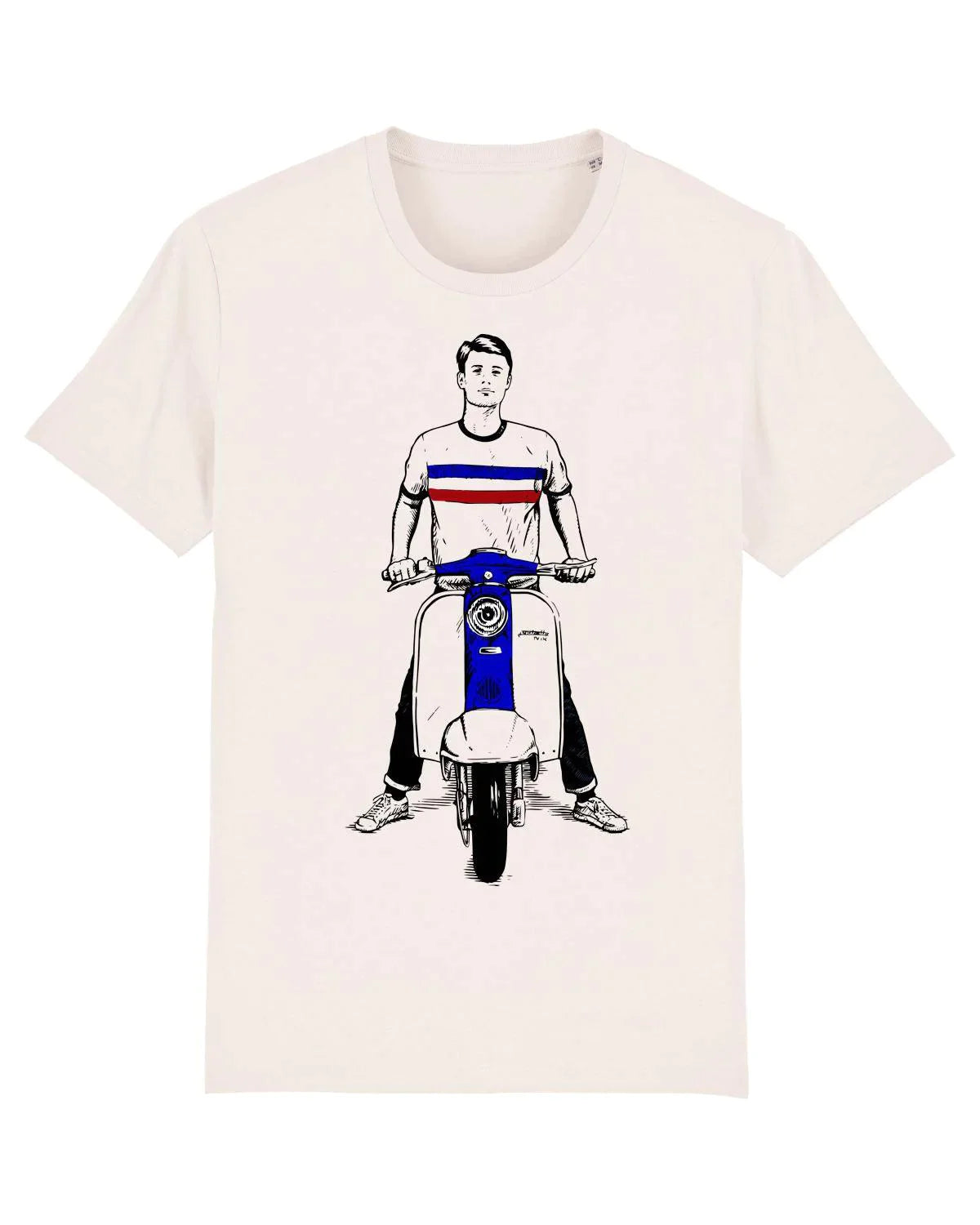 SCOOTER STYLE: T-Shirt Inspired by Scootering, Lambretta and Art Gallery Clothing. - SOUND IS COLOUR