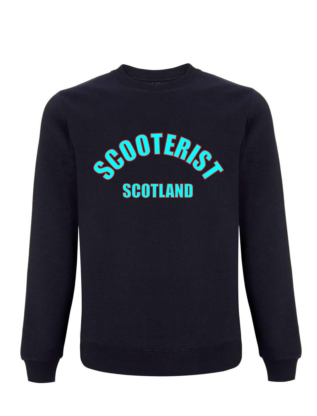 SCOOTERIST: Bespoke Sweatshirt Made to Order. Town, Country, Scooter Club, Model (2 Colours) - SOUND IS COLOUR