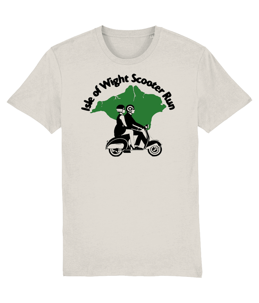 SLE OF WIGHT T-Shirt Inspired by Classic Vespa Scooters (4 Colour Options) Small to 3XL - SOUND IS COLOUR