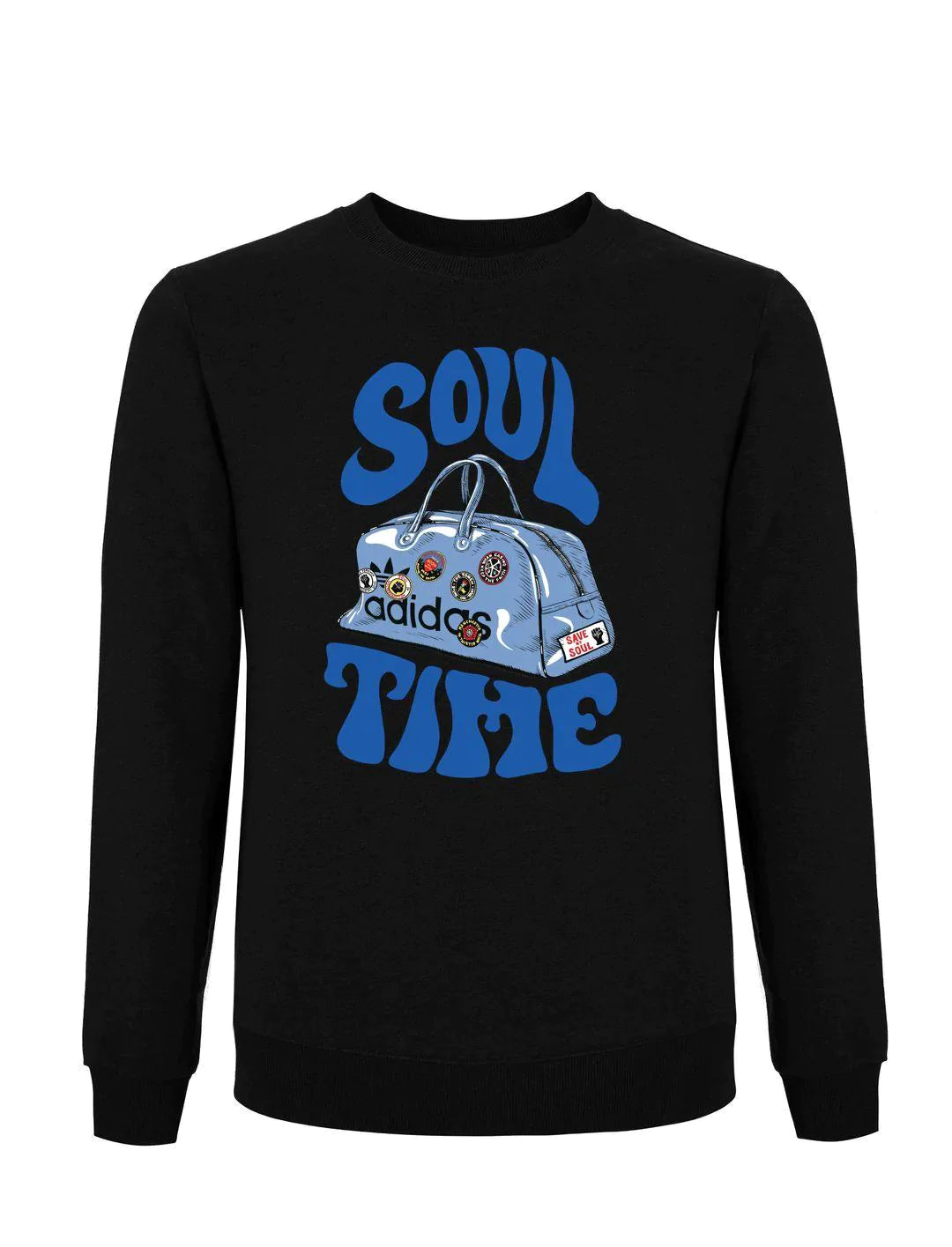 SOUL TIME: Sweatshirt Inspired by Northern Soul Allnighters - SOUND IS COLOUR