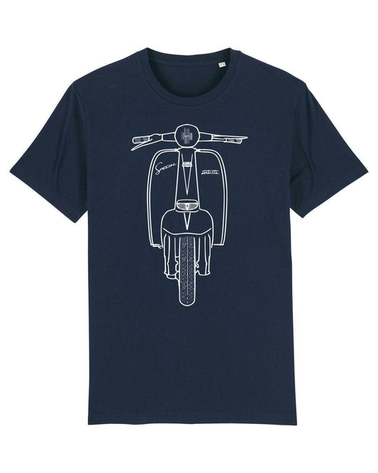 SPECIAL: T-Shirt Inspired by Classic Lambretta Scooters (On Navy &  Black) - SOUND IS COLOUR