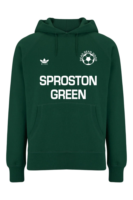 SPROSTON GREEN: Hoodie Inspired by The Charlatans & Football - SOUND IS COLOUR