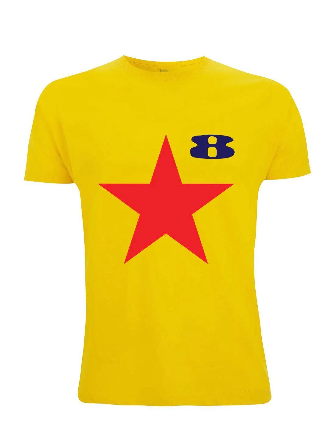 paul weller stanley road inspired t-shirts and sweatshirts quality red star on yellow by sound is colour