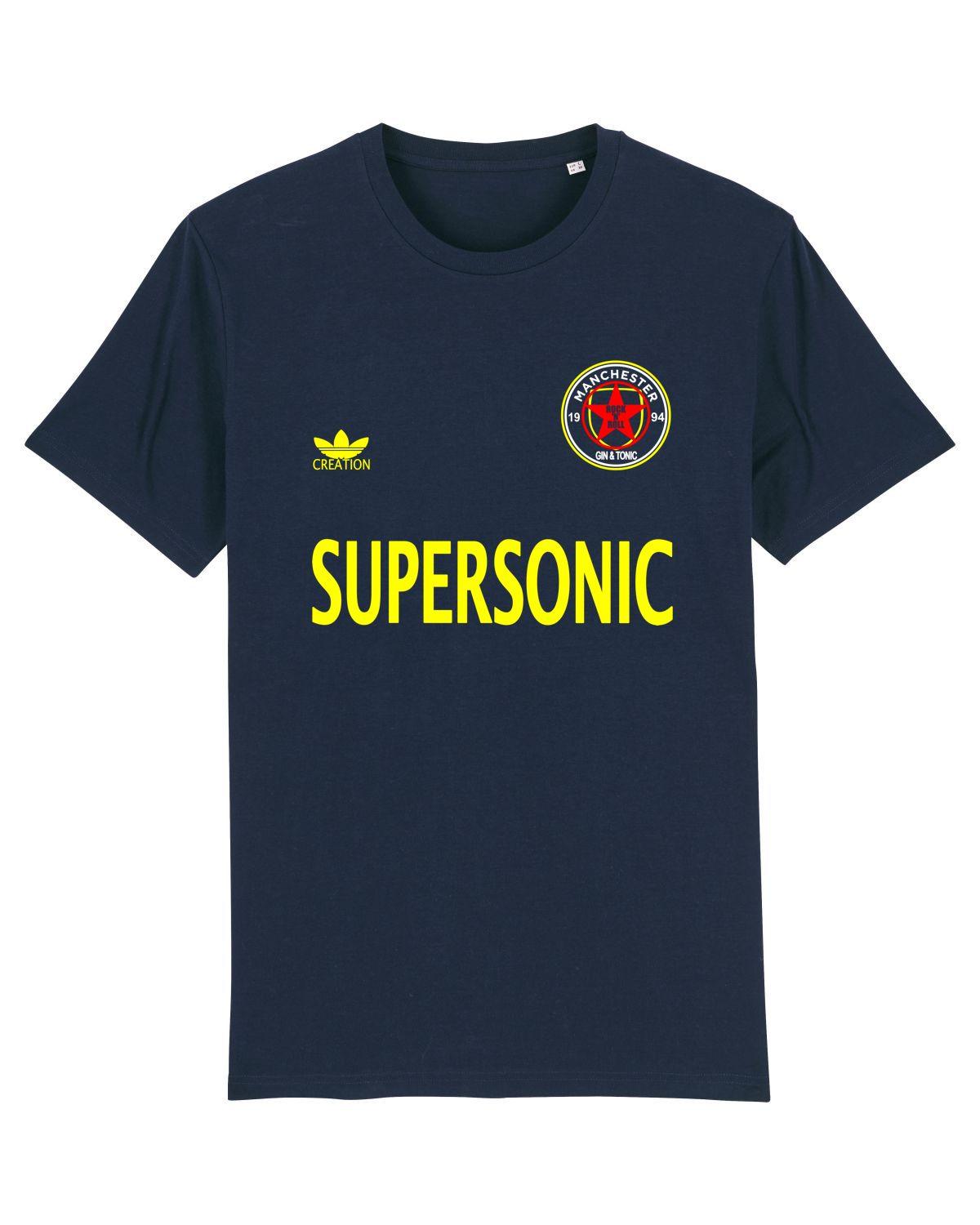 SUPERSONIC STAR: T-Shirt Inspired by Oasis & Football : Sound is Colour
