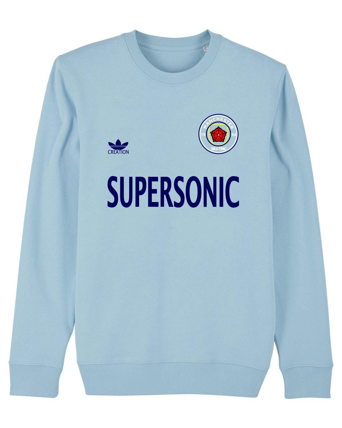 SUPERSONIC: Sweatshirt Inspired by Oasis & Football. - SOUND IS COLOUR