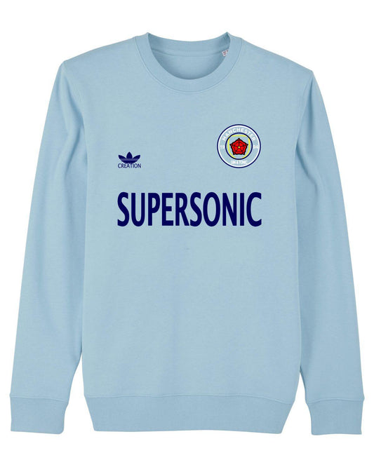 SUPERSONIC: Sweatshirt Inspired by Oasis & Football. - SOUND IS COLOUR