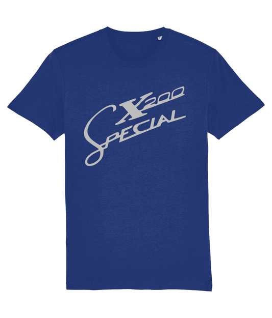 SX200 T-Shirt Inspired by ClassicLambretta Scooters (Silver Badge with 4 Colour Options) Small to 4XL - SOUND IS COLOUR