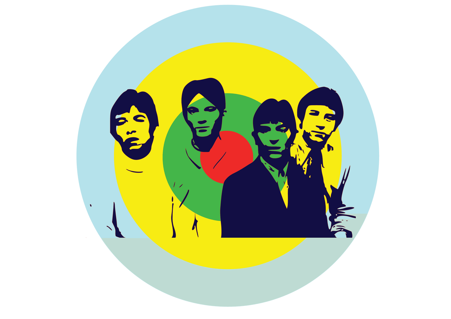 THERE ARE BUT FOUR SMALL FACES: T-Shirt Inspired by The Small Faces - SOUND IS COLOUR