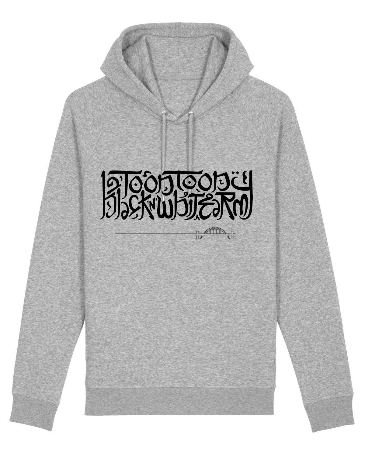 TOON TOON BLACK 'N' WHITE ARMY: Hoodie from NUFC East Stand 65 (4 Colour Options) - SOUND IS COLOUR