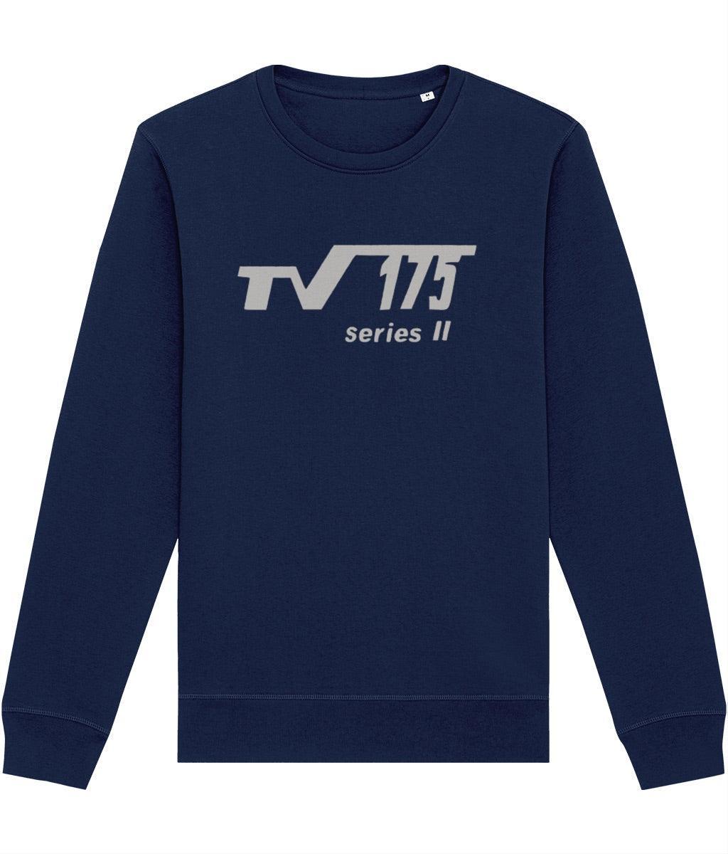 TV175 SERIES 2: Navy Sweatshirt Inspired by Classic Lambretta Scooters. Small to 4XL (Copy) - SOUND IS COLOUR