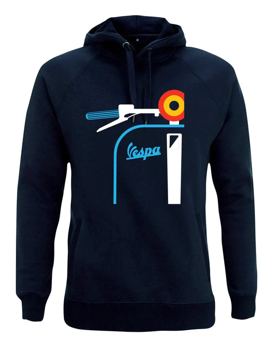 VESPA: Hoodie Inspired by Classic Italian Scooters - SOUND IS COLOUR