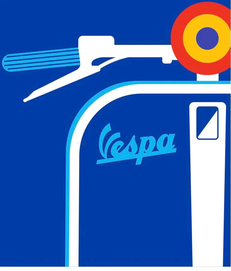 VESPA: T-Shirt Inspired by Classic Italian Scooters - SOUND IS COLOUR