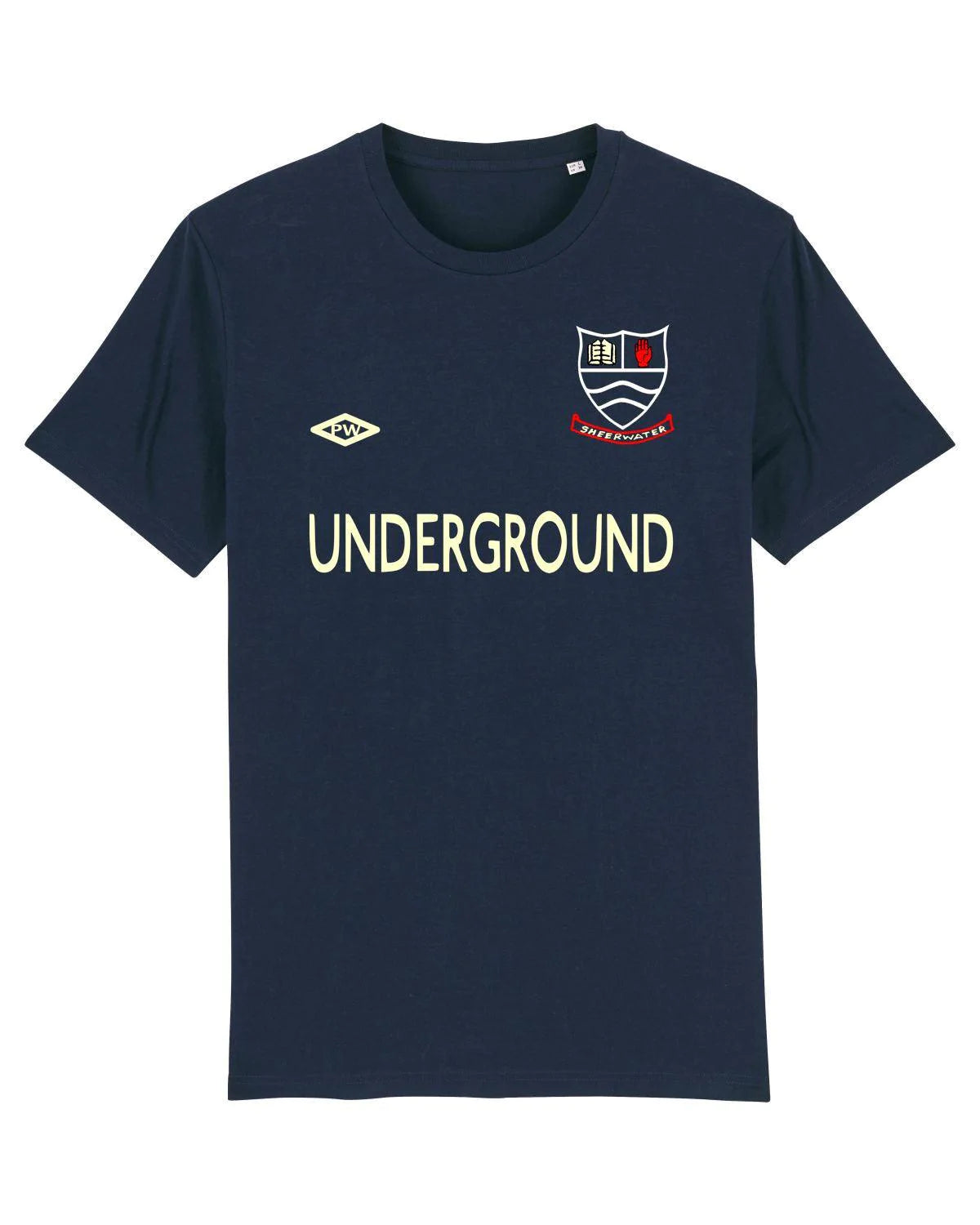 UNDERGROUND: T-Shirt Inspired by The Jam & Football - SOUND IS COLOUR